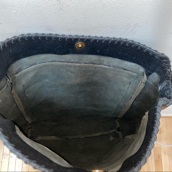 Rebecca Minkoff Black Leather Fringe Purse - Picture 5 of 11